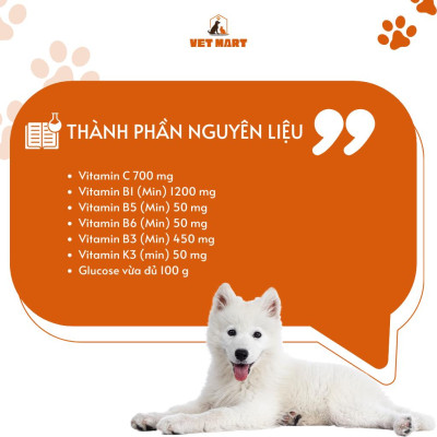 B.Comlex K&C - Thức ăn hỗ trợ Thèm Ăn, Tăng Cân cho Chó, Mèo_Fivevet, 100G