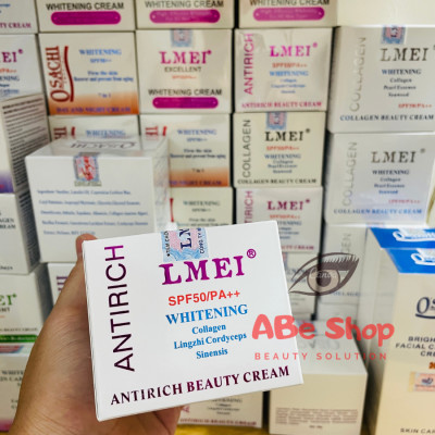 Kem LMEI Linh Chi - Đông Trùng - Collagen 25g - Dưỡng Trắng - Chống Lão Hóa - Giảm Nếp Nhăn - Ngừa Thâm Nám