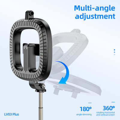 Gía Đỡ Livestream tích hợp đèn LV03 PLUS_ Hàng chính hãng