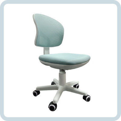 Ghế học bài học sinh tiểu học chống gù chống cận CE1004-M Nội thất Capta Ghế xoay trẻ em lưng lưới nệm vải màu xanh đẹp Study chairs for kids CE1004-M