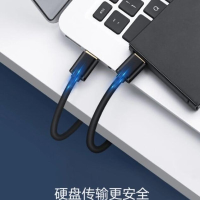 Ugreen UG10369US128TK 0.5M màu Đen Cáp 2 đầu USB 3.0 dương cao cấp - HÀNG CHÍNH HÃNG