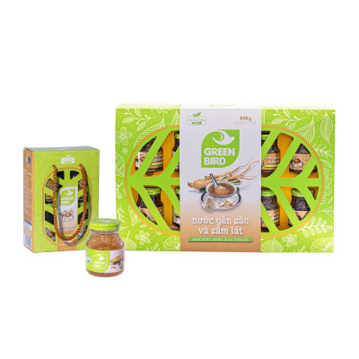 Nước Yến Và Sâm Lát Green Bird Tăng Sức Đề Kháng Hũ 72g