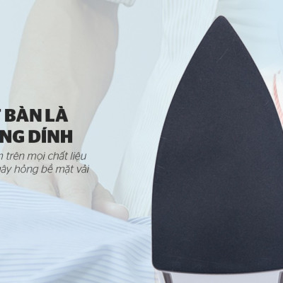 Bàn là khô Sunhouse SHD1072 hồng - Hàng chính hãng