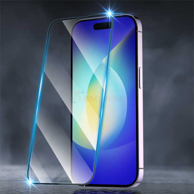 Dán màn hình cường lực Full viền MiPow KingBull Premium-Silk dành cho iPhone 15 Pro Max BJ504 - Hàng chính hãng