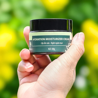 Hydration moisturizer cream, kem cấp ẩm kiềm dầu, chống mụn, dưỡng trắng da Wonmom 50g