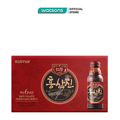 Thực Phẩm Bảo Vệ Sức Khỏe Kolmar Nước Hồng Sâm Hongsamjin Gold 100ml x 10