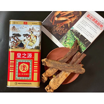 Hồng sâm củ khô 37.5g Hg Bio - quà tặng sang trọng chất lượng