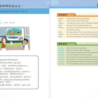 Sách - Giáo Trình Tiếng Hoa Đương Đại - Sách Bài Học 1-2