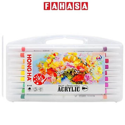 Hộp 36 Bút Lông Màu Acrylic - Hồng Hà 8144