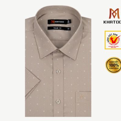 Áo sơ mi ngắn tay Khatoco