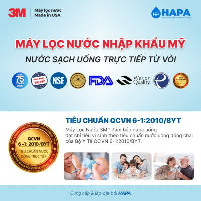 [SIÊU TỐC] Máy Lọc Nước 3M Chuyên Dùng Cho Quán Cà Phê Vừa Và Nhỏ, Nhà hàng, Horeca, FnB - Hàng Chính Hãng 3M, Nhập Khẩu Mỹ