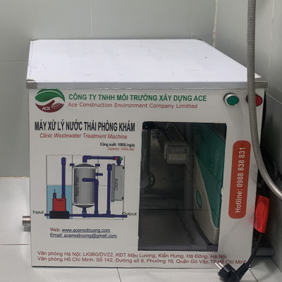 (Hàng chính hãng) Máy lọc nước thải Litero ACE1000I xử lý nước thải Phòng khám nha khoa công nghệ oxy hoá bậc cao kết hợp lọc nano và than hoạt tính 1 bộ