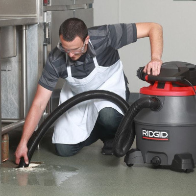 Máy Hút Bụi Công Nghiệp RIDGID 60 lít 1390W 3 in 1: Hút Khô/Ướt/Máy Thổi Gió Rời (55423) Số 1 Tại Mỹ - Hàng chính hãng