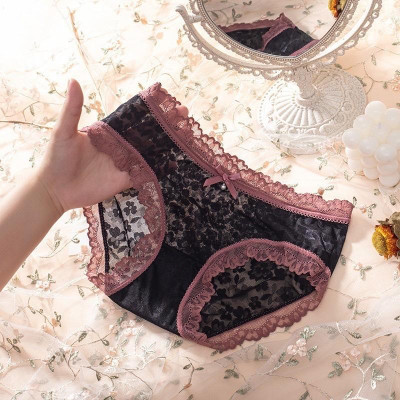 Combo 5 Quần Lót Nữ Bông Ép Viền Ren 2288 – Lụa Mềm, Viền Ren Phối Hoa