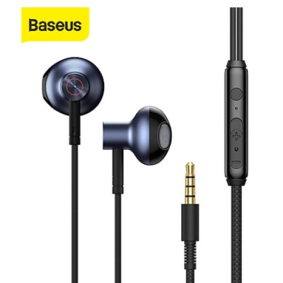 Tai Nghe Có Dây Baseus H19 Âm Thanh Trầm Nổi 6D 3.5 Mm, Tích Hợp Micro - Hàng nhập khẩu