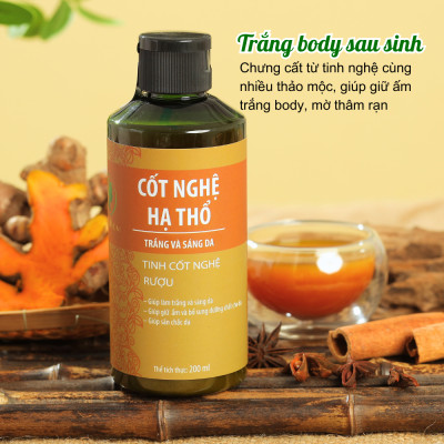 Bộ tắm thảo mộc và dưỡng trắng body sau sinh Wonmom ( 1 Cốt nghệ + 1 Sữa tắm cho mẹ )