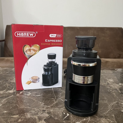 Máy xay hạt cà phê Espresso tự động tích hợp 31 chế độ xay thương hiệu Mỹ cao cấp HiBREW G3A - Hàng Nhập Khẩu