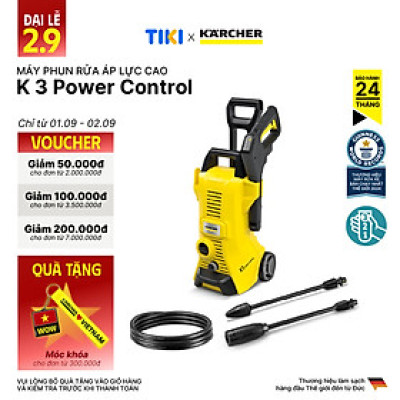 Máy phun rửa áp lực cao Karcher K 3 Power Control