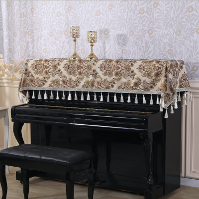 Khăn phủ đàn piano cơ đàn piano điện tử 88 phím phong cách Châu Âu cổ điển sang trọng chống bụi chống xước - Hàng chính hãng
