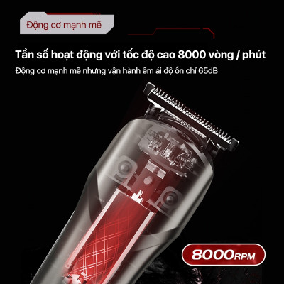 Tông đơ cắt tóc đa chức năng Enchen Beardo2 chất liệu thép không gỉ nhiều cữ linh hoạt - Hàng chính hãng