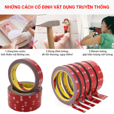Băng Keo 2 Mặt Chuyên Dụng CIND (20mmx3m)