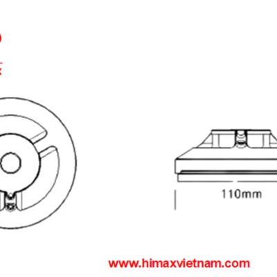 Đầu báo khói địa chỉ hi max HD1015 (Kèm đế)