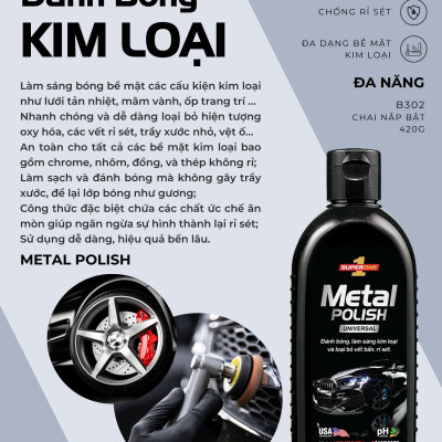 Kem Đánh Bóng Kim Loại SUPERONE Metal Polish - Universal SOUTHWALL B302