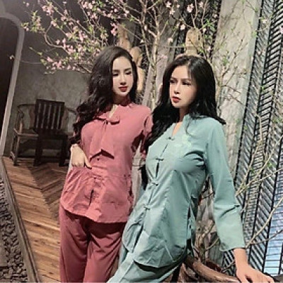 ĐỒ LAM ĐI CHÙA  PHÁP PHỤC PHẬT GIÁO CỔ NƠ