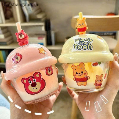 Cốc Thủy Tinh 210ml Cho Bé + Ống Hút + Sticker Tặng Kèm Tiện Dụng - HÀNG CHÍNH HÃNG MINIIN