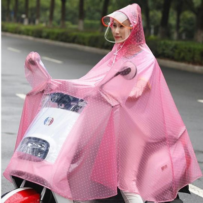 Áo Mưa 1 và  2 Đầu Có Kính Che Mặt Cánh Dơi Chấm Bi Thời Trang Chất Liệu dẻo mềm - hàng việt