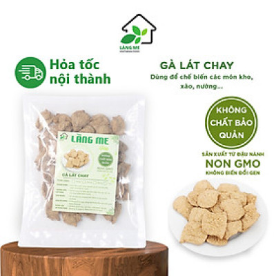 Gà Lát Chay Loại Ngon ( 1 Kg ) , Thực Phẩm Chay Ngon Thành Phần Tự Nhiên Không Chất Bảo Quản Không Biến Đổi Gen Sườn Non Chay Làng Me