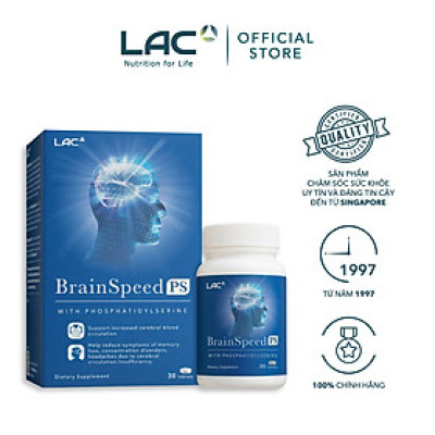 VIÊN UỐNG HỖ TRỢ NÃO BỘ LAC BRAINSPEED PS (30 VIÊN)