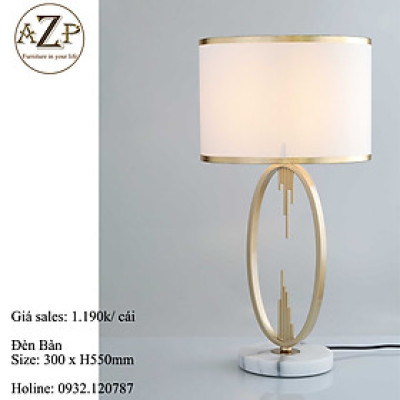 ĐÈN BÀN / ĐÈN ĐẦU GIƯỜNG AZP-582 phong cách đương đại, hàng nhập khẩu AZP
