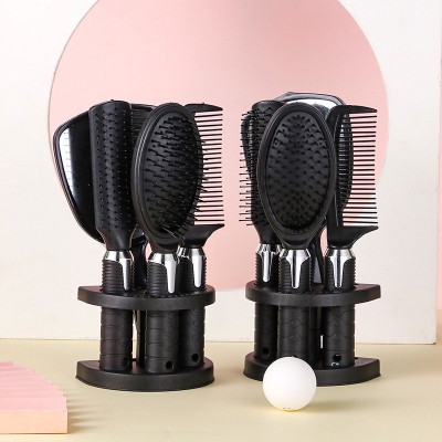 Combo 4 Món Lược Và Gương Cao Cấp Thiết Kế Sang Trọng ,Nhỏ Gọn Tiện Dụng Dễ Mang Theo