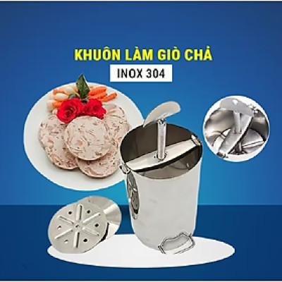 khuôn gói giò loại 1kg chất liệu inox 