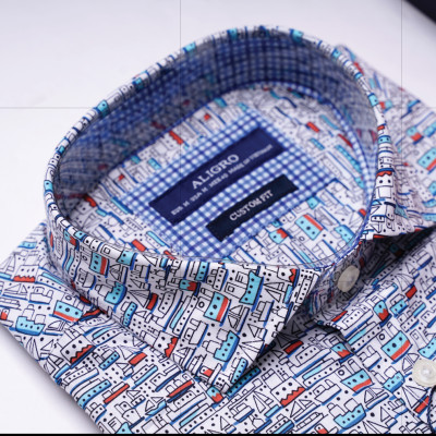 Áo sơ mi cộc tay nam Aligro ALGS-C87