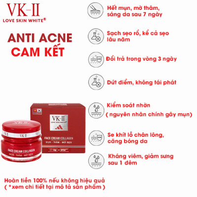 Kem Ngừa Mụn Thâm Sẹo VK II ( 10g/20g )