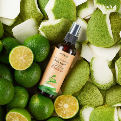 Xịt bưởi hỗ trợ mọc tóc, xịt dưỡng tóc giúp hỗ trợ kích mọc, giảm gãy rụng, thơm tóc Giọt Lành 100ml