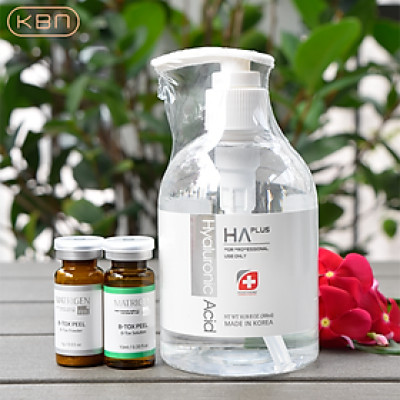 Combo Peel Da B-tox Peel 2 Màu + HA Plus 300ml Siêu Cấp Ẩm Da Sau Peel (Hàng Chính Hãng)