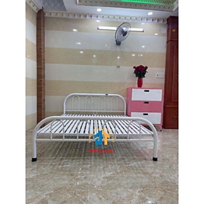 Giường sắt kích cỡ 3 người nằm kiểu dáng hiện đại 1m8x2m - ĐẠI THÀNH