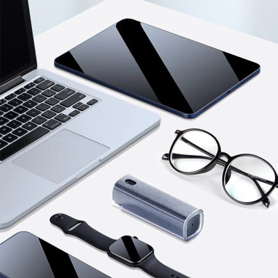 Bình Xịt Khử Khuẩn, Kiêm Khăn Lau Kai Clear Dành Cho Màn Hình Điện Thoại, Máy Tính Bảng, MAC, LAP Siêu Sạch 2 IN 1, Tặng Kèm Chai Dung Dịch - Hàng Nhập Khẩu