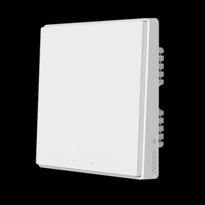 Công tắc âm tường Xiaomi - Aqara D1 có dây N - 2200w - có đèn báo, hỗ trợ homekit, 1-2-3 nút bản Zigbee