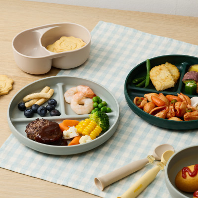 Bộ 2 Dĩa Silicone Chống Trượt LocknLock Little Luv Cho Bé HPP962, Hàng Chính Hãng - JoyMall