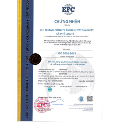 Cà phê nguyên hạt Đặc Biệt Lekofe 80% Robusta 20% Arabica Đắng đậm chua nhẹ Túi 500gram