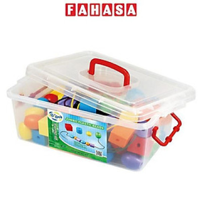 Bộ Xâu Chuỗi Vòng Hạt Lớn - Jumbo Plastic Beads - Gigo Toys #1040