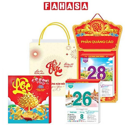 Lịch Bloc Cực Đại 2026 - Sắc Màu Thế Giới - Hạnh Phúc - Đại Việt Á DVA07 - Chữ Phúc