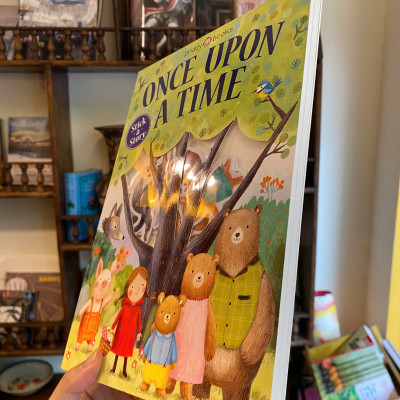 Sách - Once Upon A Time - Stick a Story (Priddy Books) | Children English Book / Ngoại văn Thiếu nhi