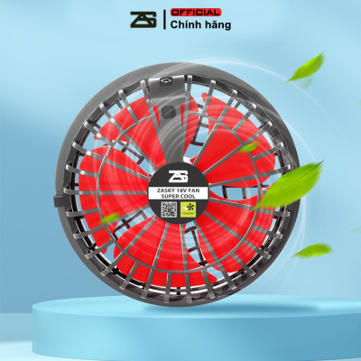 [GIÁ TỐT] Bộ Phụ Kiện Áo Điều Hòa ZASKY Nhật Bản, Bộ Phụ Kiện Áo Điều Hòa Quạt Gió, Bộ PIN Quạt Sạc Dây Cáp, PIN 50.000mAh-18V Bảo Hành 12 Tháng