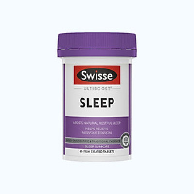 Viên uống SWISSE Ultiboost Sleep Hỗ trợ giấc ngủ (Hộp 60 viên)