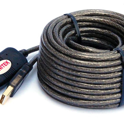 Cáp nối dài USB 10M Unitek Y-260 có chíp khuếch đại - Hàng Nhập Khẩu